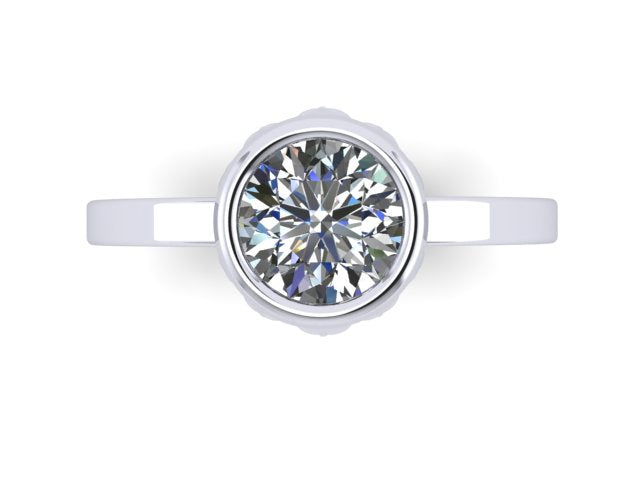 Secret Skull Engagement Ring- UDINC0782