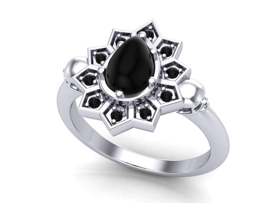 Pear Starburst Ring-UDINC0740