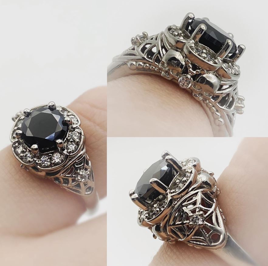 Secret Skull Engagement Ring- UDINC0716