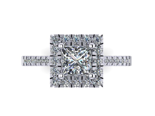 Secret Skull Engagement Ring- UDINC0686