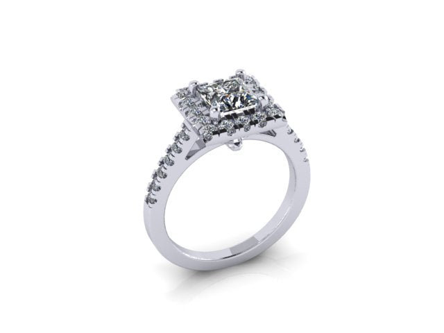 Secret Skull Engagement Ring- UDINC0686