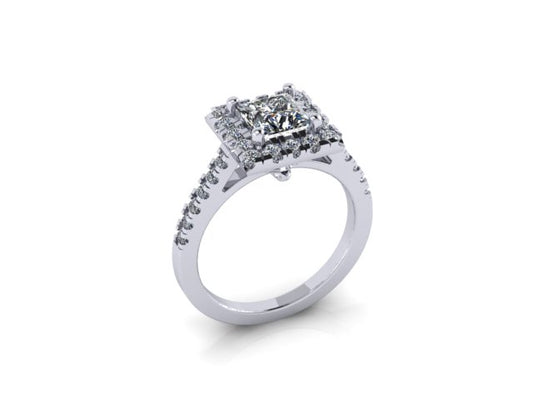 Secret Skull Engagement Ring- UDINC0686
