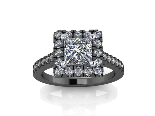 Secret Skull Engagement Ring- UDINC0686