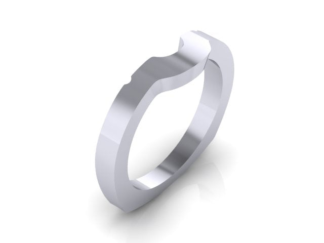Contour Wedding band- UDINC0331WB