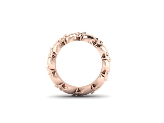 Thicker Skull Eternity Band Solid-UDINC0328