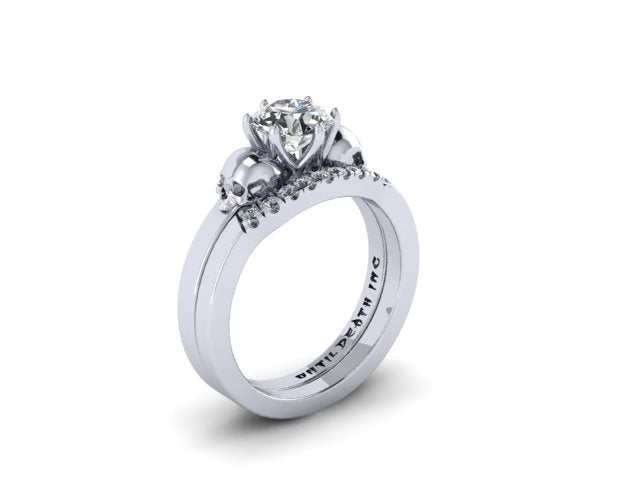Secret Skull Engagement Ring -UDINC0336