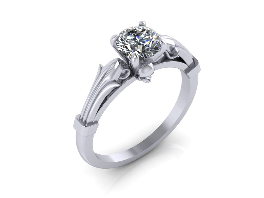 Secret Skull Engagement Ring- UDINC0651