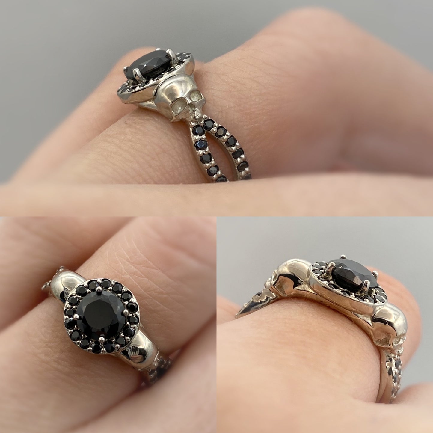 Secret Skull Engagement Ring -UDINC0738