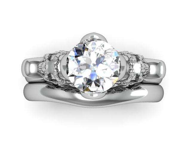 Contour Wedding Band-UDINC0499WB