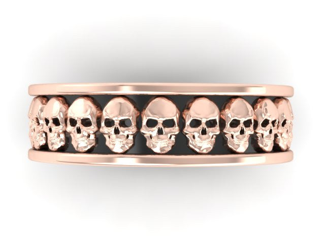Thicker Repeating Skull Band-UDINC0327