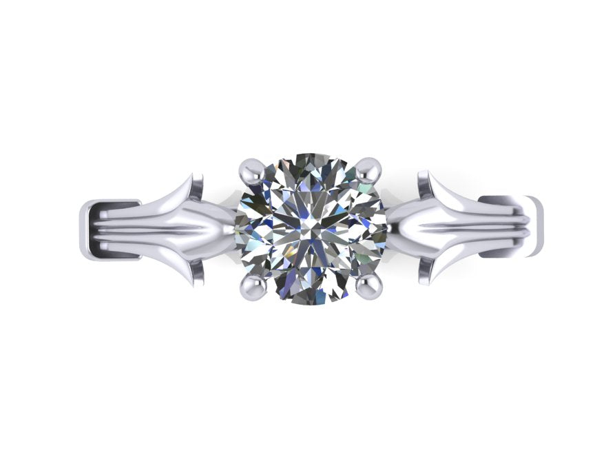 Secret Skull Engagement Ring- UDINC0651