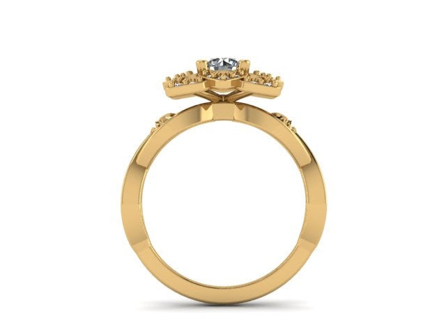 Twisted Petal Ring- UDINC0575