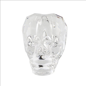 Black Onyx Bead Bracelet with Swarovski Crystal Skulls- UDINC0440