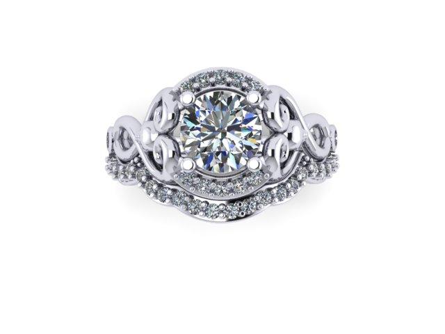 Contour Wedding Band-UDINC0576WB