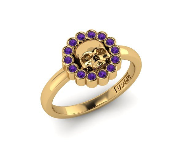 Circle Skull Ring-UDINC0571