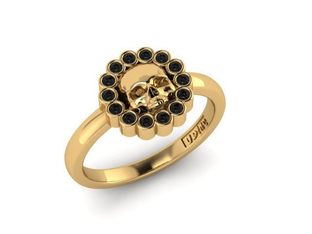 Circle Skull Ring-UDINC0571