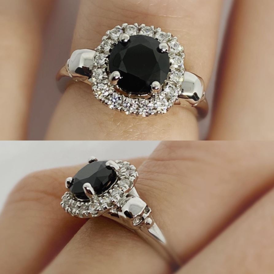 Secret Skull Engagement Ring-UDINC0680
