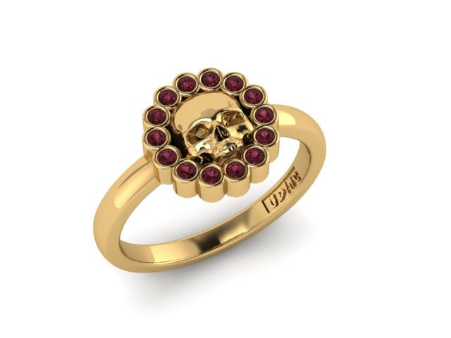 Circle Skull Ring-UDINC0571