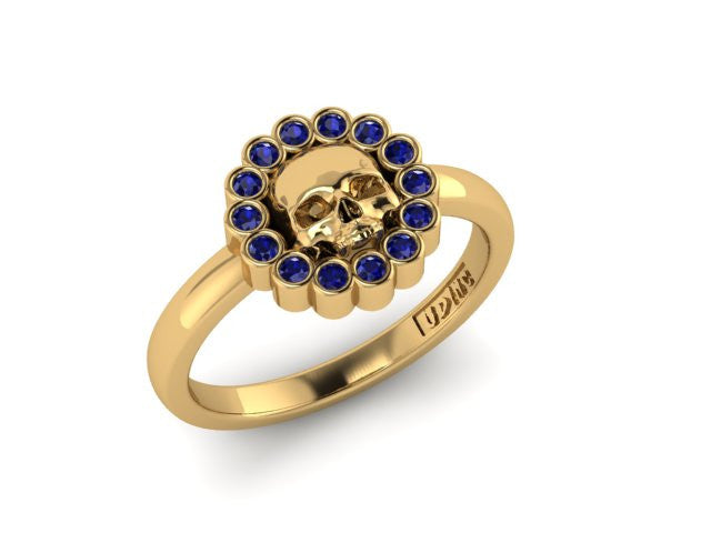 Circle Skull Ring-UDINC0571