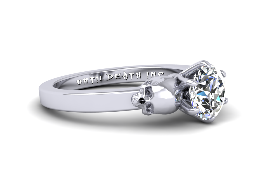 Secret Skull Engagement Ring -UDINC0336