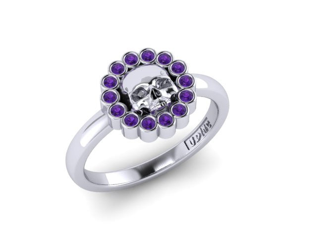 Circle Skull Ring-UDINC0571