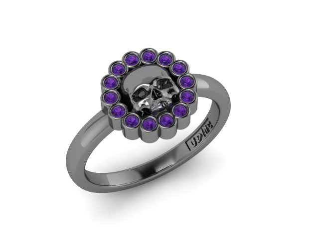 Circle Skull Ring-UDINC0571
