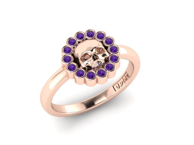 Circle Skull Ring-UDINC0571
