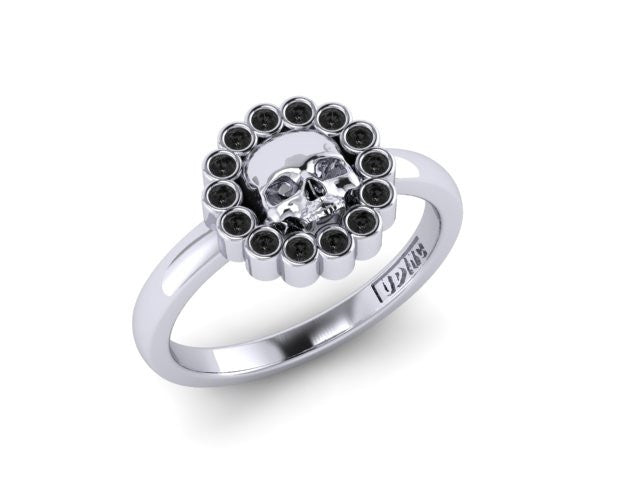 Circle Skull Ring-UDINC0571