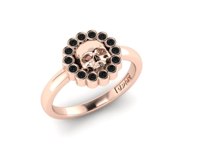 Circle Skull Ring-UDINC0571