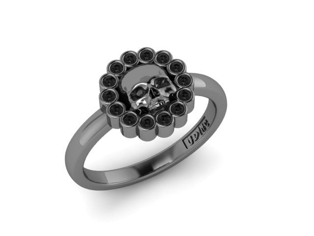 Circle Skull Ring-UDINC0571