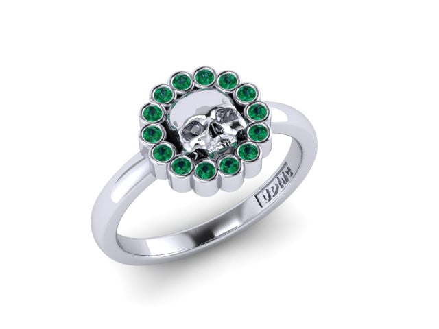 Circle Skull Ring-UDINC0571