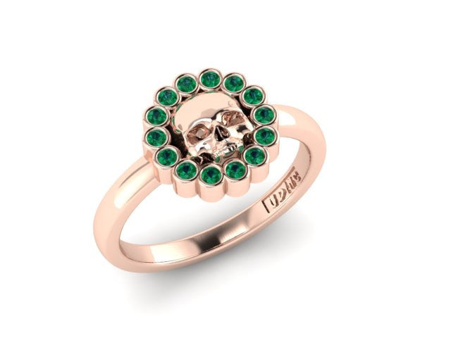 Circle Skull Ring-UDINC0571