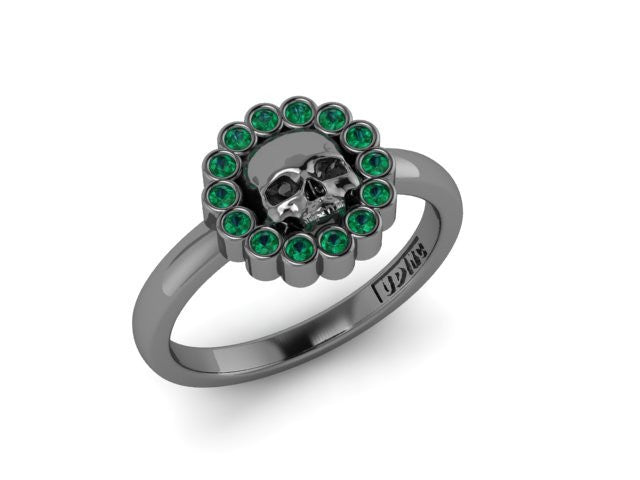 Circle Skull Ring-UDINC0571