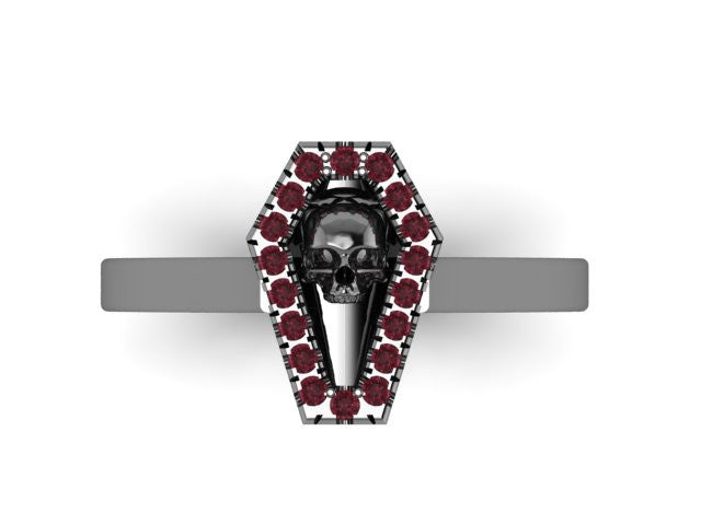 Diamond Coffin Ring-UDINC0521