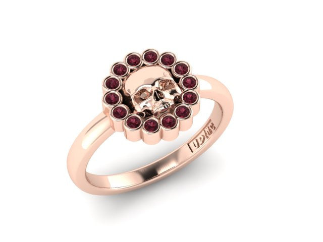 Circle Skull Ring-UDINC0571