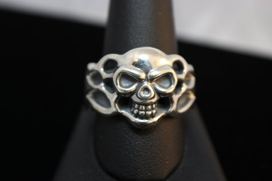 Ghost Rider 925 Sterling Silver Ring. All US Sizes. Custom Made to Order in USA.-UDINC0067