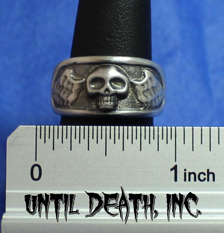 Winged Skull Ring-UDINC0046