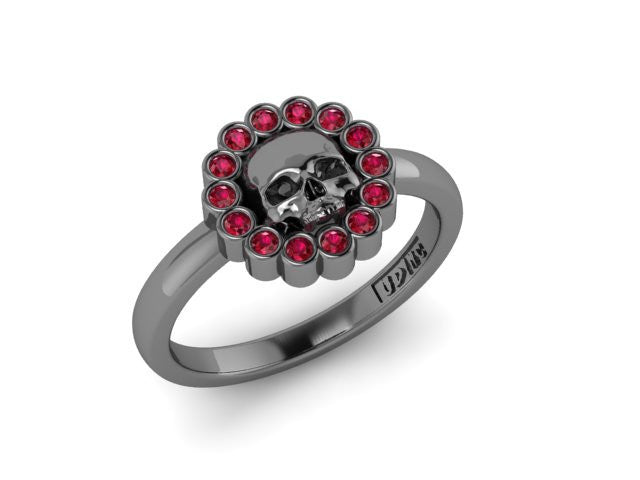 Circle Skull Ring-UDINC0571