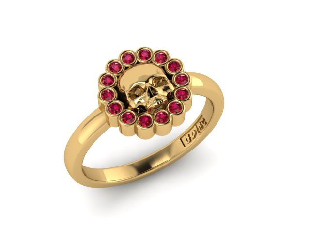 Circle Skull Ring-UDINC0571