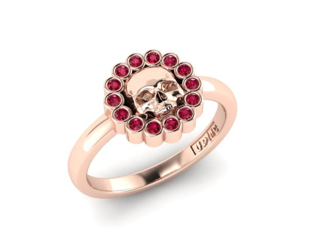 Circle Skull Ring-UDINC0571