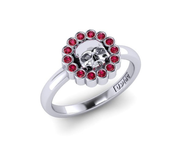 Circle Skull Ring-UDINC0571