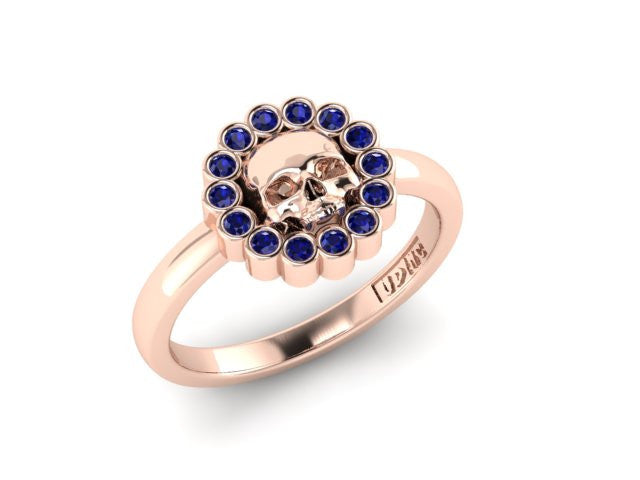 Circle Skull Ring-UDINC0571