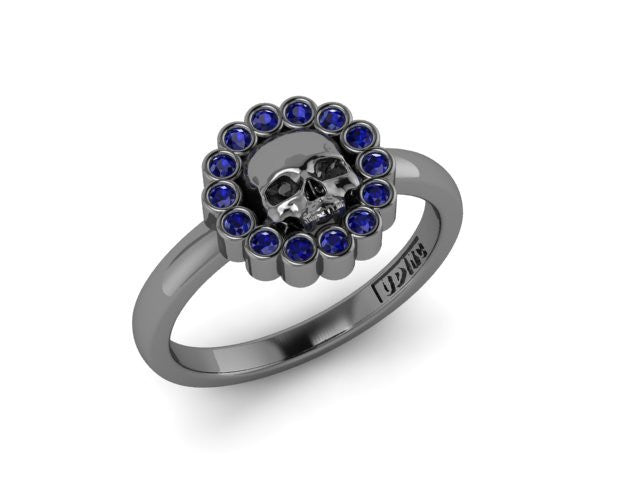 Circle Skull Ring-UDINC0571
