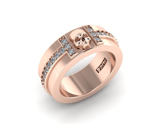 'Til Death Eternity Style Wedding Band-UDINC0534