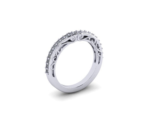 Contour Wedding band- UDINC0401WB