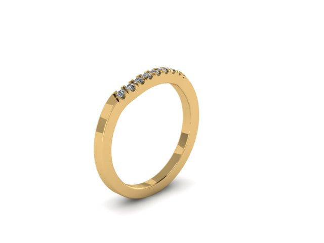 Contour Wedding Band-UDINC0336WB