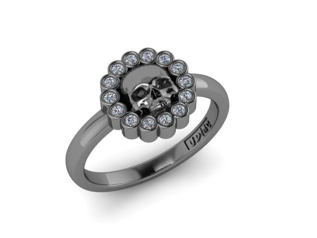 Circle Skull Ring-UDINC0571