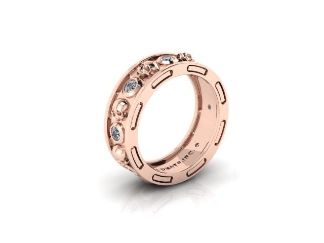 Bezel Skull Eternity Band-UDINC0400