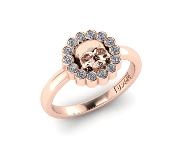 Circle Skull Ring-UDINC0571