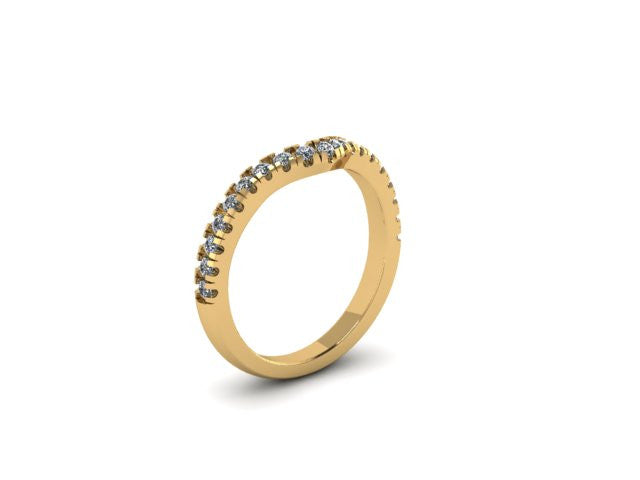 Contour Wedding Band-UDINC0537WB